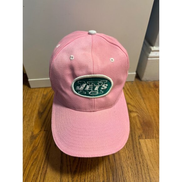 New York Jets Pink Adjustable Baseball Cap - Picture 1 of 7